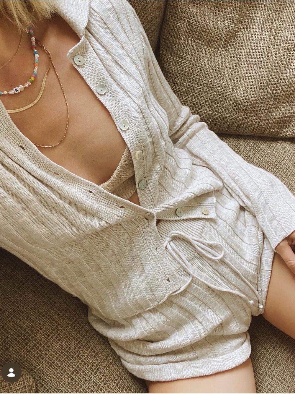 Ragdoll LA Rib Knit Short Set